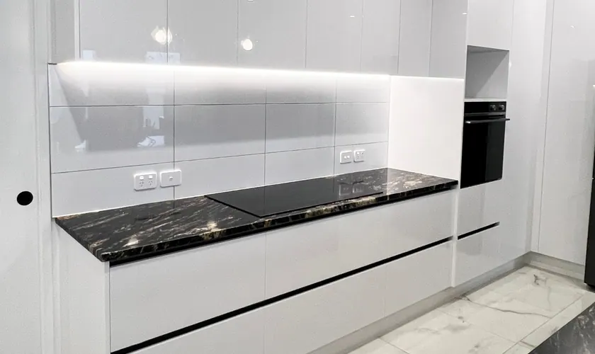Induction run LED strip