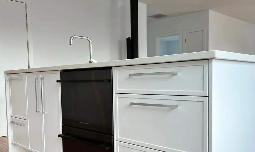 Island drawers and dishwasher