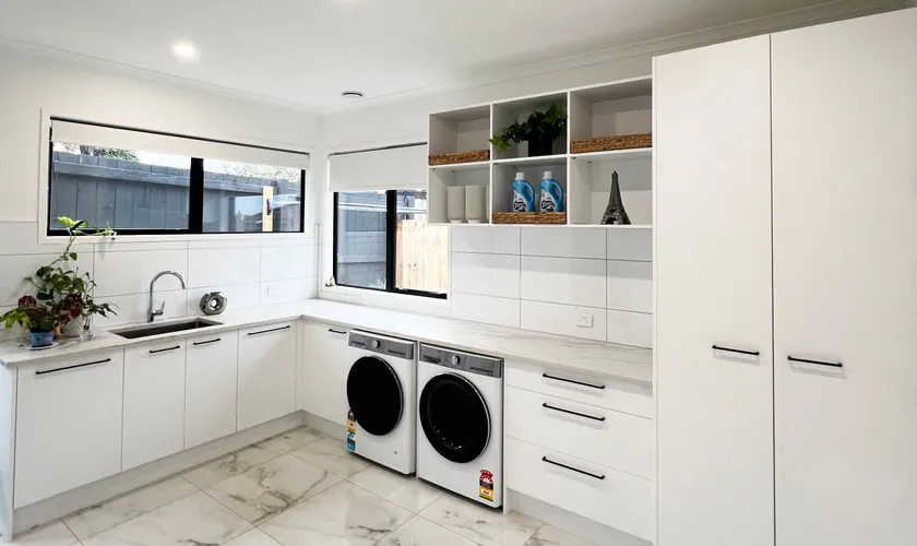 Laundry run and tall unit