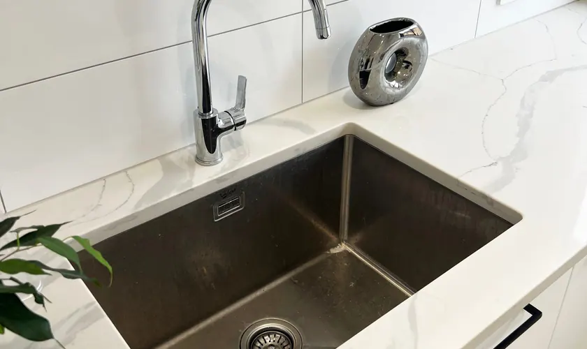Laundry sink close-up