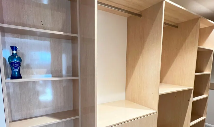 Maple shelves and hanging