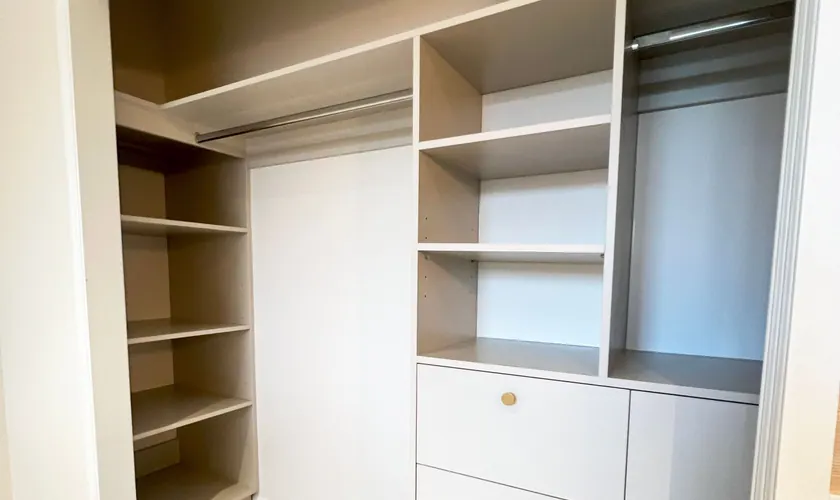 White sliding wardrobe